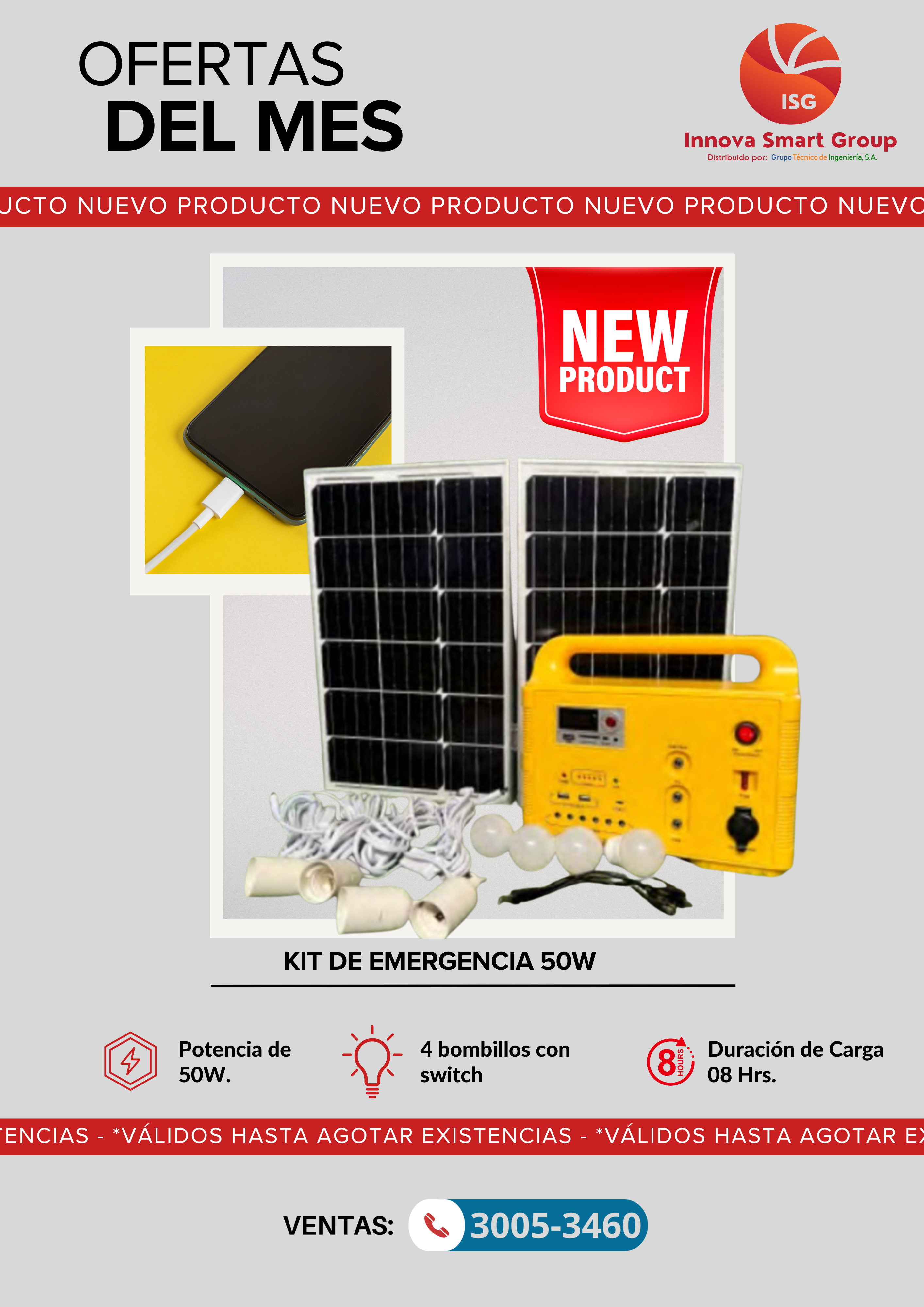 Kit de Emergencia 50W